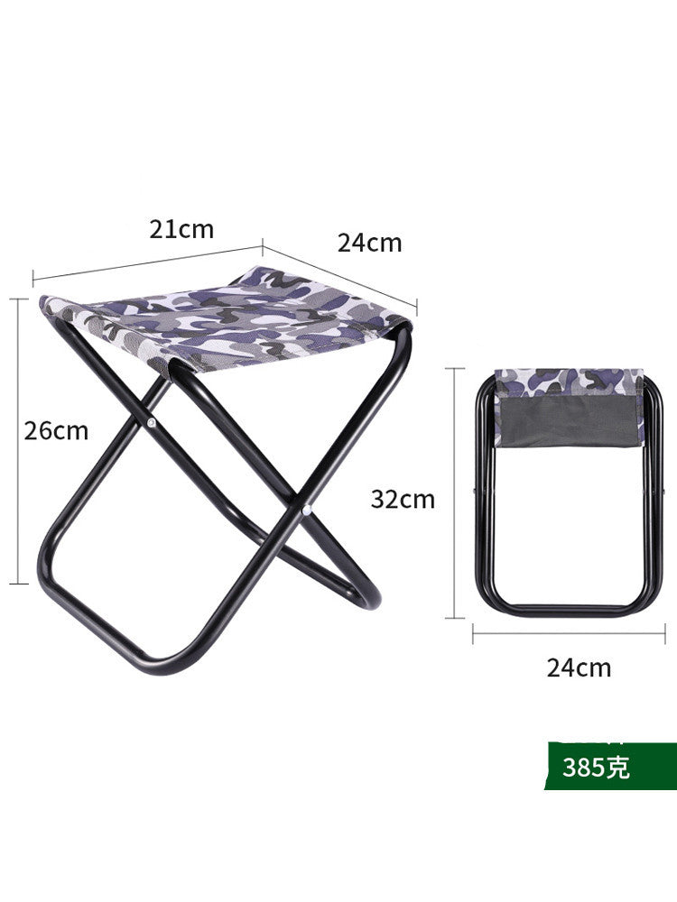Portable Outdoor Folding Small Stool Bench Light Fishing Chair Train Travel Subway Line Up Without Seat Mazar