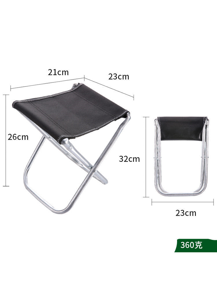 Portable Outdoor Folding Small Stool Bench Light Fishing Chair Train Travel Subway Line Up Without Seat Mazar